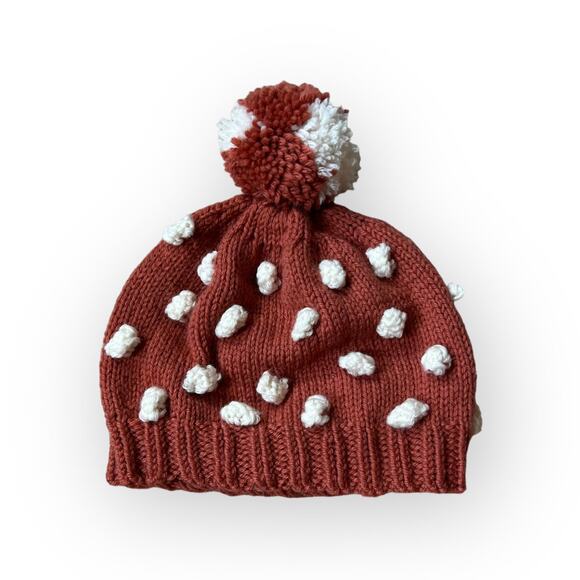 Handmade Popcorn Knit Beanie - Picture 2 of 2